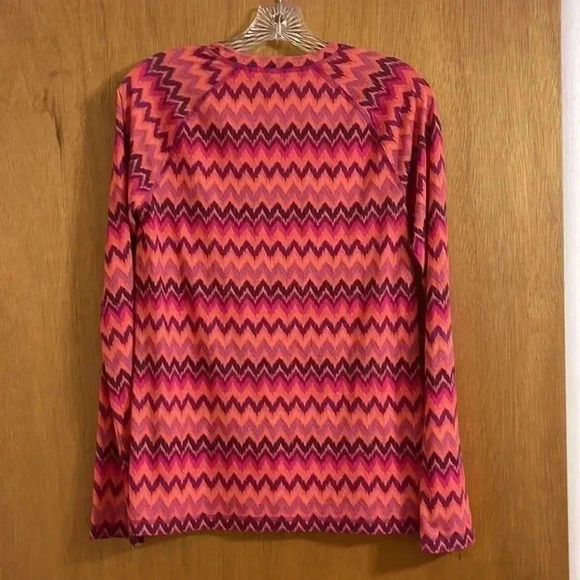 REI Baselayer Chevron Striped Crew Top - Picture 2 of 5